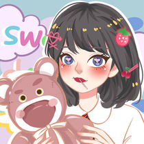 Q-version hand-painted Avatar custom couple wedding cartoon real-life photo to cartoon custom draft design