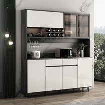 Minimalist sideboard home solid wood White lockers cupboard tea cabinet storage cabinet custom-made wine cabinet high cabinet