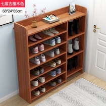 Simple shoe cabinet household shoe rack multi-layer dormitory door assembly storage dust-saving space economical shelf
