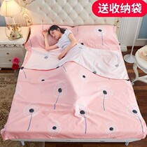 Every dirty sleeping bag travel big civil air defense dirty linen portable double Hotel Hotel ultralight non-cotton quilt