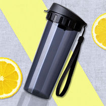 Plastic water cup female student Korean Cup male space Cup leak-proof children Sports kettle portable with tea cup