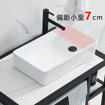 Side water table upper basin ceramic partial wash basin balcony bathroom washbasin washing machine upper household small number