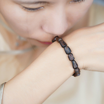 Dalagan agarwood hand sinking grade old material with tumor scar male Lady authentic Fidelity Brunei agarwood beads