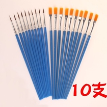 Gouging pen watercolor very fine nylon tracing Pen Hook brush set gouache acrylic art nail stroke fine brush