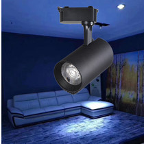 Blue spotlight led track light home textile fabric soft bed sofa showroom blue spotlight cold light ice blue spotlight