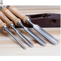 Semi-circular chisel woodworking chisel old goods manual old flat shovel steel chisel knife flat set special steel electric tools
