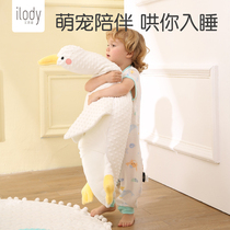 ilody big white goose down doll doll toy Childrens soothing doll Send girls a gift sleeping pillow