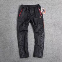 Foreign trade tail single autumn and winter outdoor fleece pants mens elastic waist sports trousers plus velvet warm breathable mountaineering riding