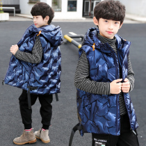 Next Inss Childrens Clothing Boy Macchia Down Clothes Jacket 2021 New CUHK Youngster Autumn Winter Thickened Cotton Clothes