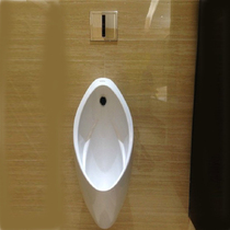 Adult wall-mounted vertical floor-to-ceiling one-piece automatic mens urinal sensor ceramic urine pool household 904