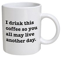 ins Net Red fun I drink this coffee ceramic coffee milk Mark tea cup gift