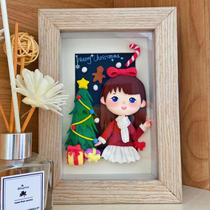 Super light Clay Hollow three-dimensional photo frame finished custom Christmas gift wedding couple family Shunfeng