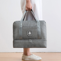 Travel wash bag to carry business on business trips for men and women universal hand large capacity dry and wet separation containing bag