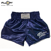 FLUORY Fire Base Muay Thai Shorts Sanda Fighting Fighting Training Competition Children Adult Boxing Pants 2020 New Product