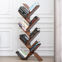 Solid wood treebook shelves landing shelves Nordic minimalist creativity superimposed multilayer provincial space Students childrens bookshelves