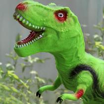 Dinosaur soft glue toy simulation super large Tyrannosaurus Rex animal model large plastic soft Children Baby 3 years old boy 6