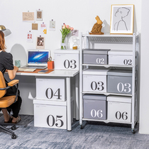 White paper storage box Paper box Desktop storage box Covered storage box Clothing finishing box Book gift box