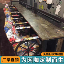 Internet cafe desktop office computer desk Internet cafe sofa chair competitive Internet cafe table and chair integrated e-sports Hotel customization