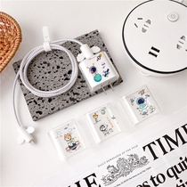 Xiaomi mobile phone 67W charger protective cover Red Rice 40 charging thread head millet cute red rice note10 9 female 11utela 11pro fast charging 67W Protective case cartoon six