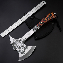 Outdoor camping fire axe wolf axe Hammer axe Knife axe Sapper combat axe Multi-purpose self-defense mountain axe