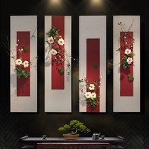 Creative three-dimensional living room TV background wall decoration pendant new Chinese wall decoration wall decoration flower wall decoration