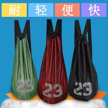 Basketball bag Ball bag bundle pocket Mens and womens basketball bag Football pocket Training backpack Net pocket Sports equipment shoulder bag