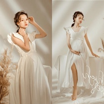 Tang Dai new photo studio pregnant women photo shoot clothing mommy fashion art photo sweet photo dress