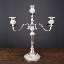 Nordic candle holder three-headed wedding retro home American ins romantic candlelight dinner light luxury ornaments