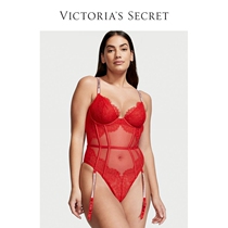 Vimiben Life Year Red Water Drill Logo Shoulder Strap Lace Mesh Yarn No Padded Sexy One-piece Suit