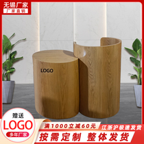 Cashier Front Desk Baking Paint Hotel Company Welcome Desk Shop Small Bar Reception Desk Guide Information Desk Counter