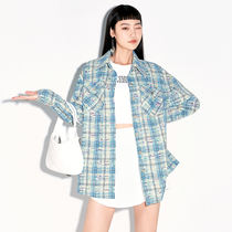 (Small fragrant wind jacket)Small fragrant style pattern bright silk jacket V213WTG017