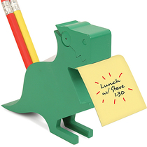 United States Kikkerland Meng Meng Da Dinosaur memo post-it note pen holder Creative office note storage