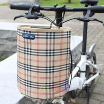 Bicycle basket electric car basket motorcycle front basket large capacity cloth bag basket portable front pocket waterproof bicycle basket
