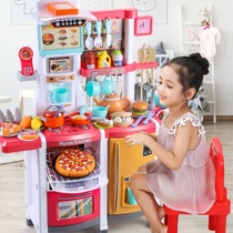 Childrens kitchen toys simulation kitchen set cooking birthday gift 45 boys 3-69 years old girls