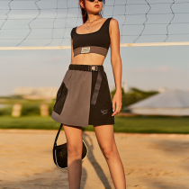 AlphaGym mountain camping wind tooling short skirt quick-drying anti-light skirt pants womens summer sports casual skirt