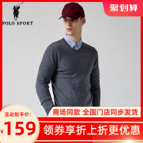  Polo Sport Paul cardigan mens long-sleeved sweater mens pullover spring and autumn thin sweater E11963971