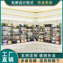 Shoe store shoe rack display rack shopping mall bag boutique landing display shelves for Shoes shop use