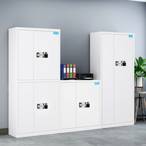 加厚国保指纹锁密码锁文件柜办公铁皮资料档案柜储物电子保密柜子