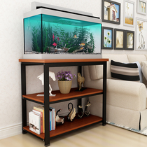 Fish tank shelf Wrought iron bottom cabinet Multi-layer aluminum alloy aquarium base Stainless steel cabinet Small household