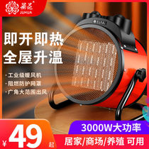 (48 hours shipped) Chrysanthemum Industrial Warm Air Blower High Power Electric Heat Blower Home Energy Saving Small Warmer