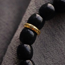 (Stone Page Holding with Heng) Card ring Hundred Sesame Seeds Handstring Foe Beads Gold Accessories Hide Spread DIY Wen Play Gold Jewelry