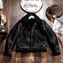 Off-code clearance Every piece has a slight flaw Anti-B3 original ecological lamb fur wool one-piece short jacket