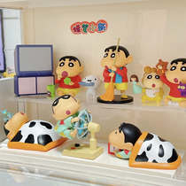 Genuine crayon small new daily series blind box doll cute ornaments hand girl cartoon toy