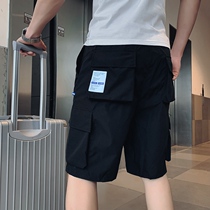 Mens shorts summer ins net red super fire casual 5 five division pants Ruffian handsome casual beach pants wear outside