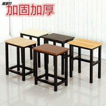  Solid wood stools Thickened square stools Learning stools Household stools Color stools Dining stools Training desk stools