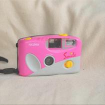 HALINA 35mm fixed-focus 135 film camera pink lovely birthday gift camera