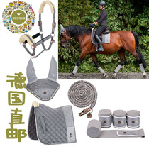 German direct mail new classic classic embroidered saddle cushion ear cover horse tied horse leg