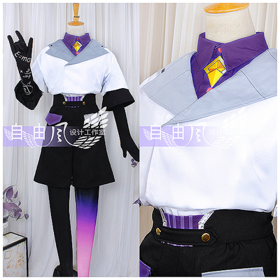 taobao agent [Free Wind] Forever 7 days of COS service Funik customized anime game men's clothing