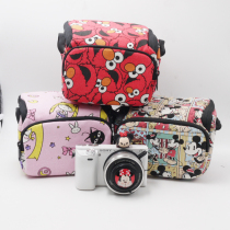 Cute waterproof shoulder camera bag SLR micro single suitable for Sony Fuji Canon Nikon A6400M50200D2