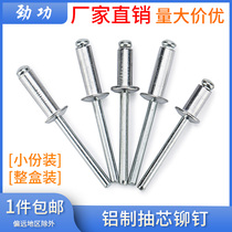 Draw Core Rivet Aluminum Pull Rivet Aluminum Round Head Cramp Willow Nail Pull Nail Pull Rivet M2 4 3 2 4 5 6mmL